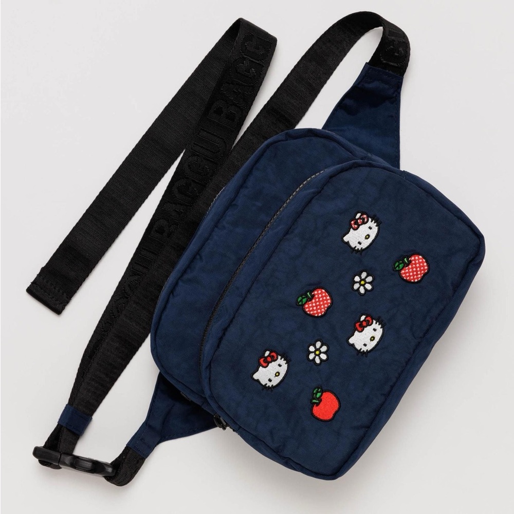 Quilted Kids Crossbody Bag - Navy